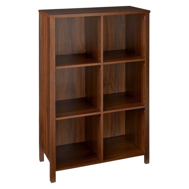 Closetmaid Premium Adjule 6 Cube Organizer Dark Chestnut Closetmaid Decorative 6 Cube Organizer With Adjule Shelves