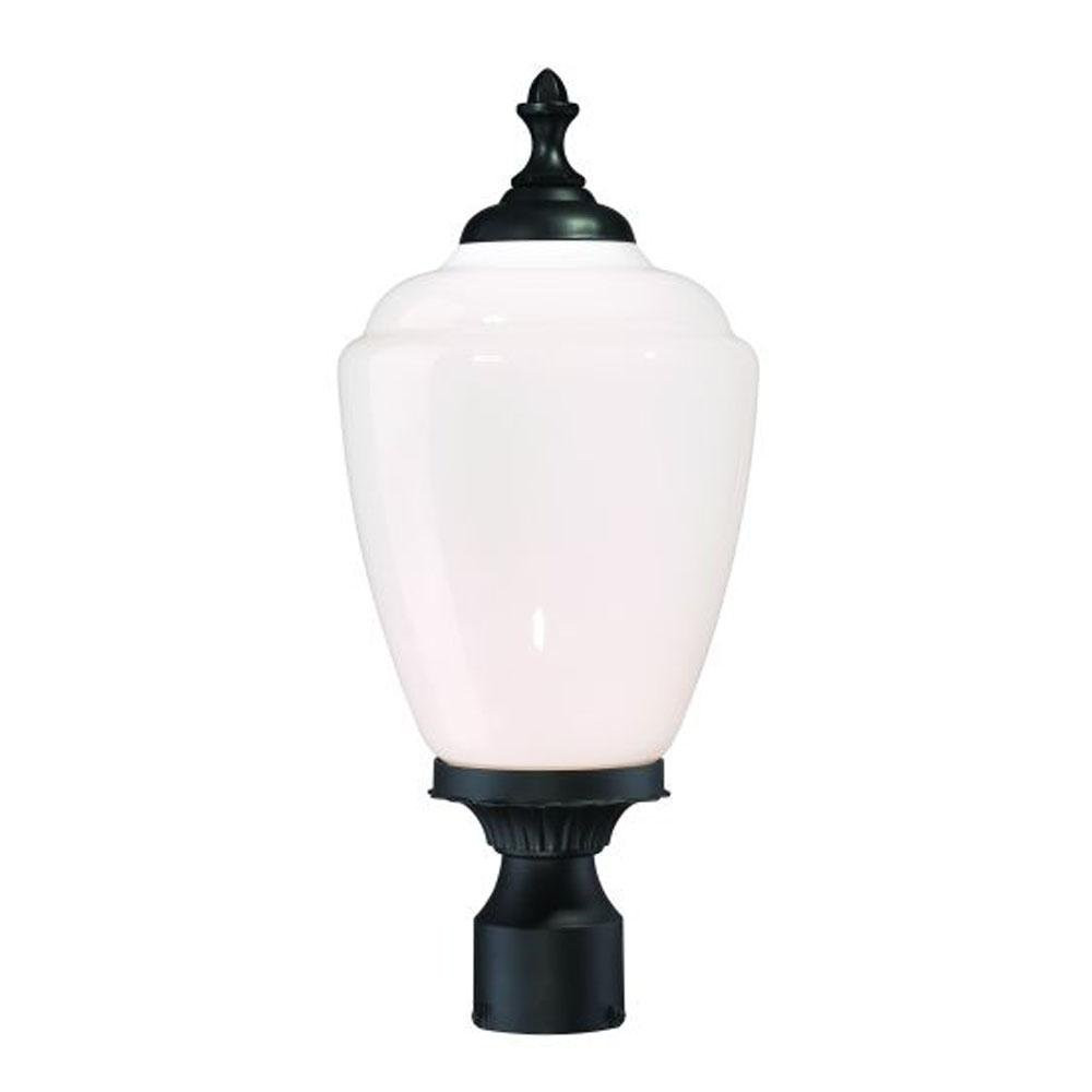 Acclaim 5367bk Wh Acorn Collection 1 Light Post Mount Outdoor Picture 1 Of