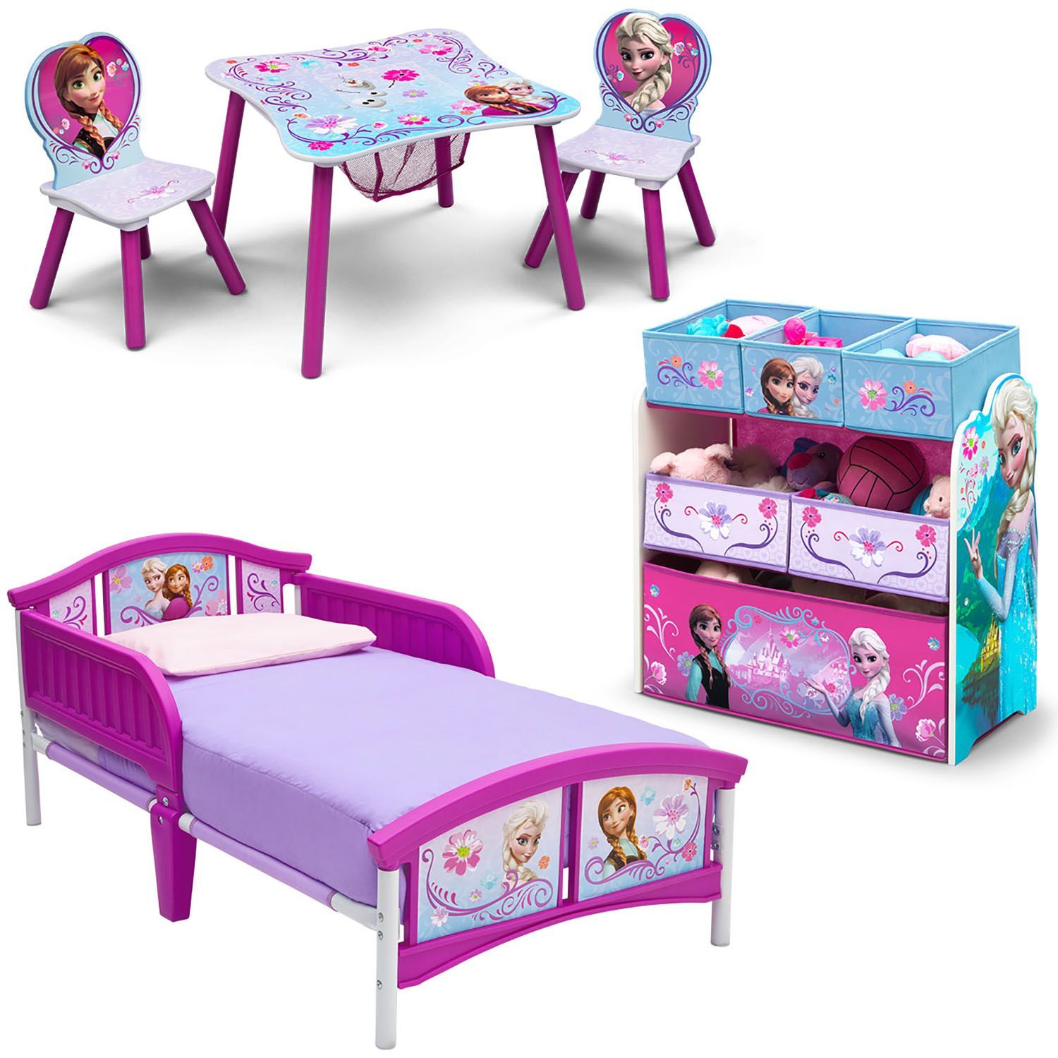 Delta Children Frozen 3 Piece Toddler Bedroom Set 99484fz Ca S Picture 1 Of 7