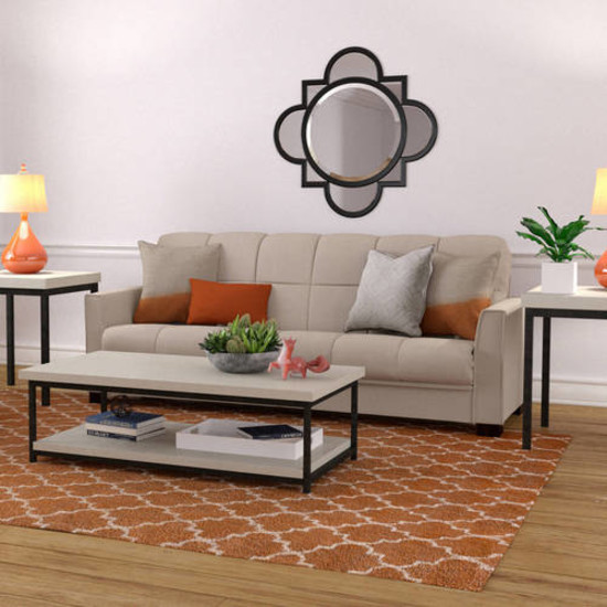 Mainstays Baja Microfiber Futon Sofa Sleeper Bed Multiple Colors Ebay