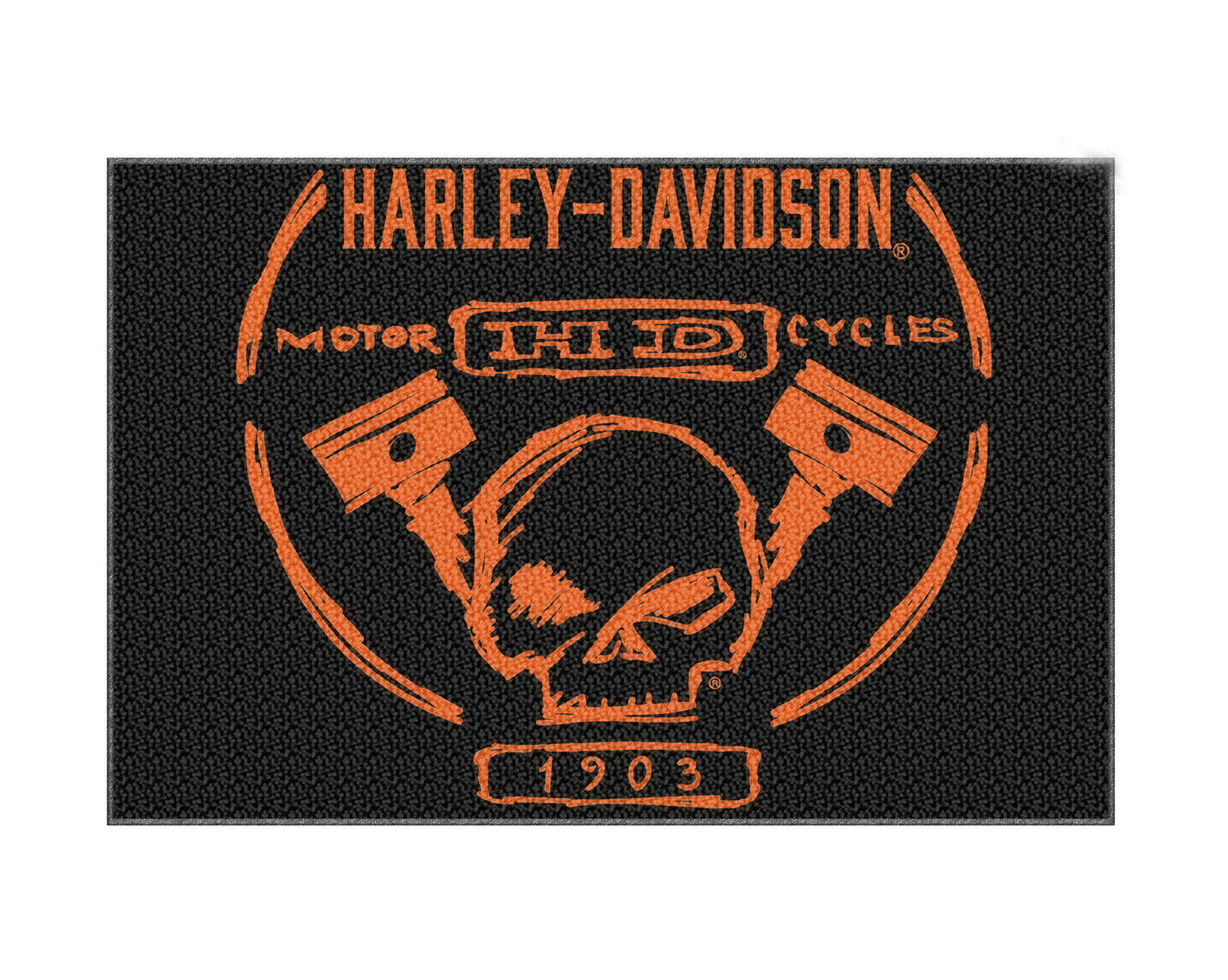 Harley Davidson Build Large Rug By Northwest Ebay Picture 1 Of