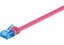 7m cat.6a cat6a goobay netzwerkkabel patchkabel flach flachkabel magenta