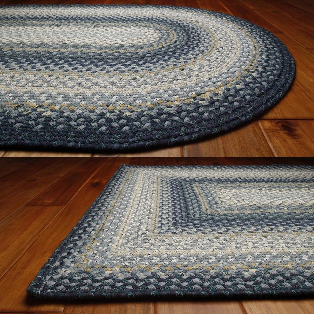 Homee Decor 400307 Wedgewood Cotton Braided Rugs Oval Ebay Wedgewood Coastal Cotton Braided Area Throw Rugs Oval And Rectangle 20x30 8x10