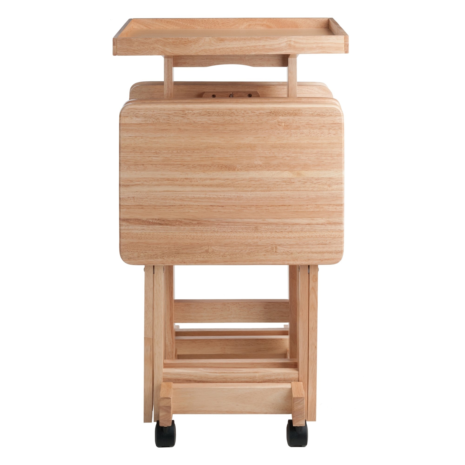 Winsome Wood 42820 Isabelle 6 PC Snack Table Set Natural Furniture ... Winsome Wood 42820 Isabelle 6 PC Snack Table Set Natural Furniture ...