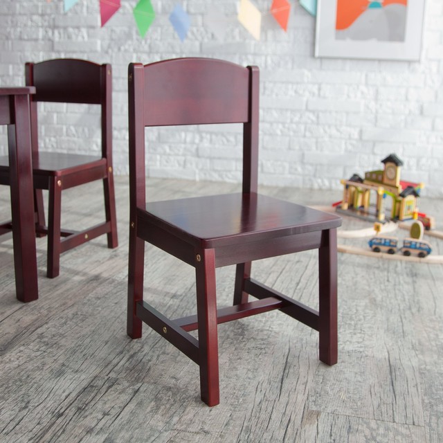 Kidkraft Farmhouse Table And Chair Set Pecan