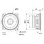 Visaton 10 cm (4") 2 WEGE KOAXIAL LAUTSPRECHER Koaxiallautsprecher Euro-Normkorb