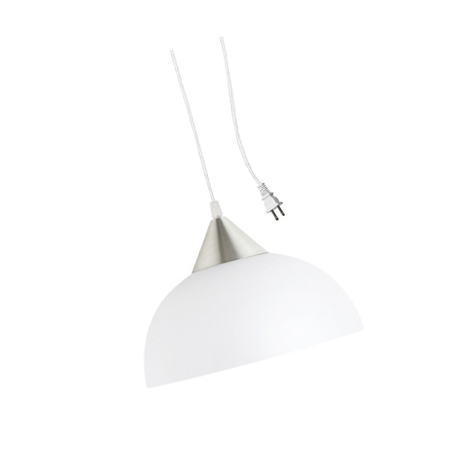 Globe Electric Amris 11 1 Light Plug In Pendant 15 Foot Cord White Globe Electric Amris 11 1 Light Plug In Pendant 15 Foot Cord White