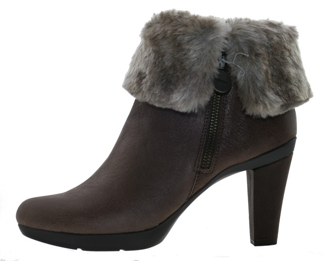 Geox Aliha stivaletti pelle donna Marrone 174598 Geox Aliha stivaletti pelle donna Marrone 174598