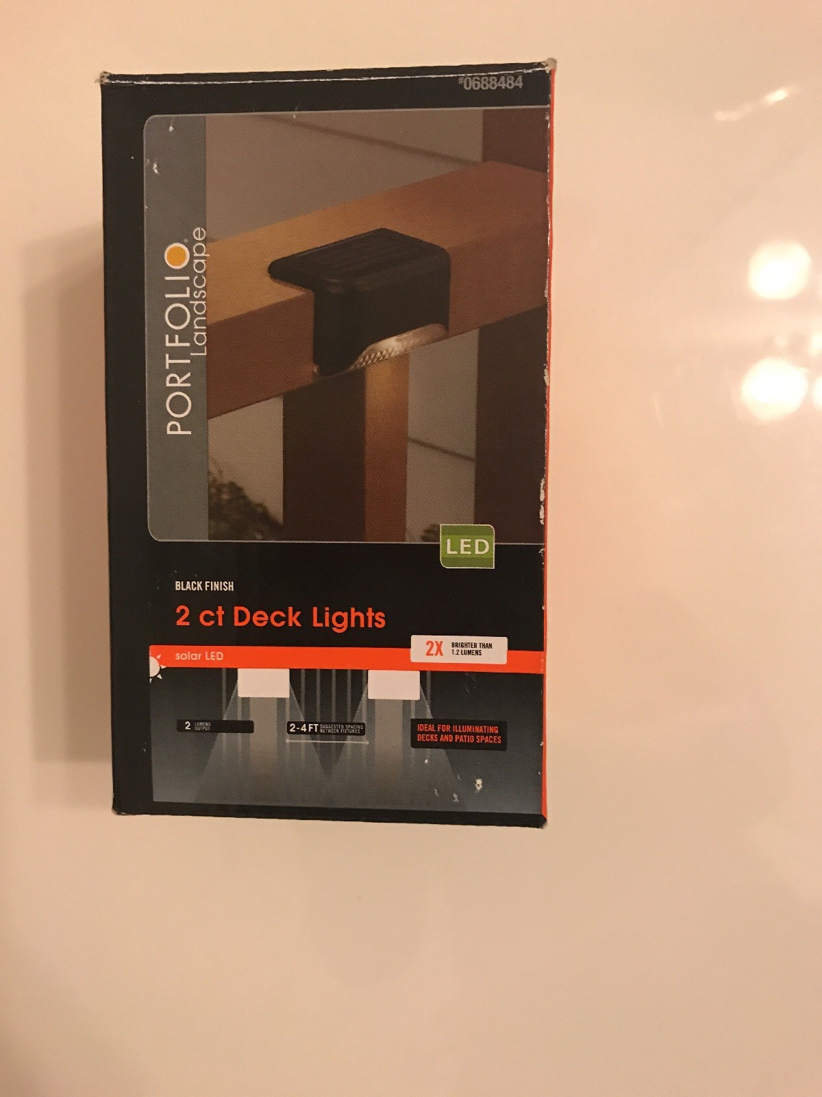 Solar Outdoor Patio Deck Lights 48 Led Outside Motion Sensor Picture 1 Of 6