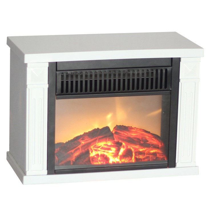 Portable Electric Fireplace Space Heater Ceramic Small Room Tabletop Picture 1 Of 7