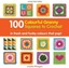 100 Colourful Granny Squares to Crochet by Leonie Morgan Paperback Book Free Shi