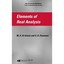 Elements of Real Analysis Nashed, Zuhair (Series edited by)/ Taft, Earl (Series