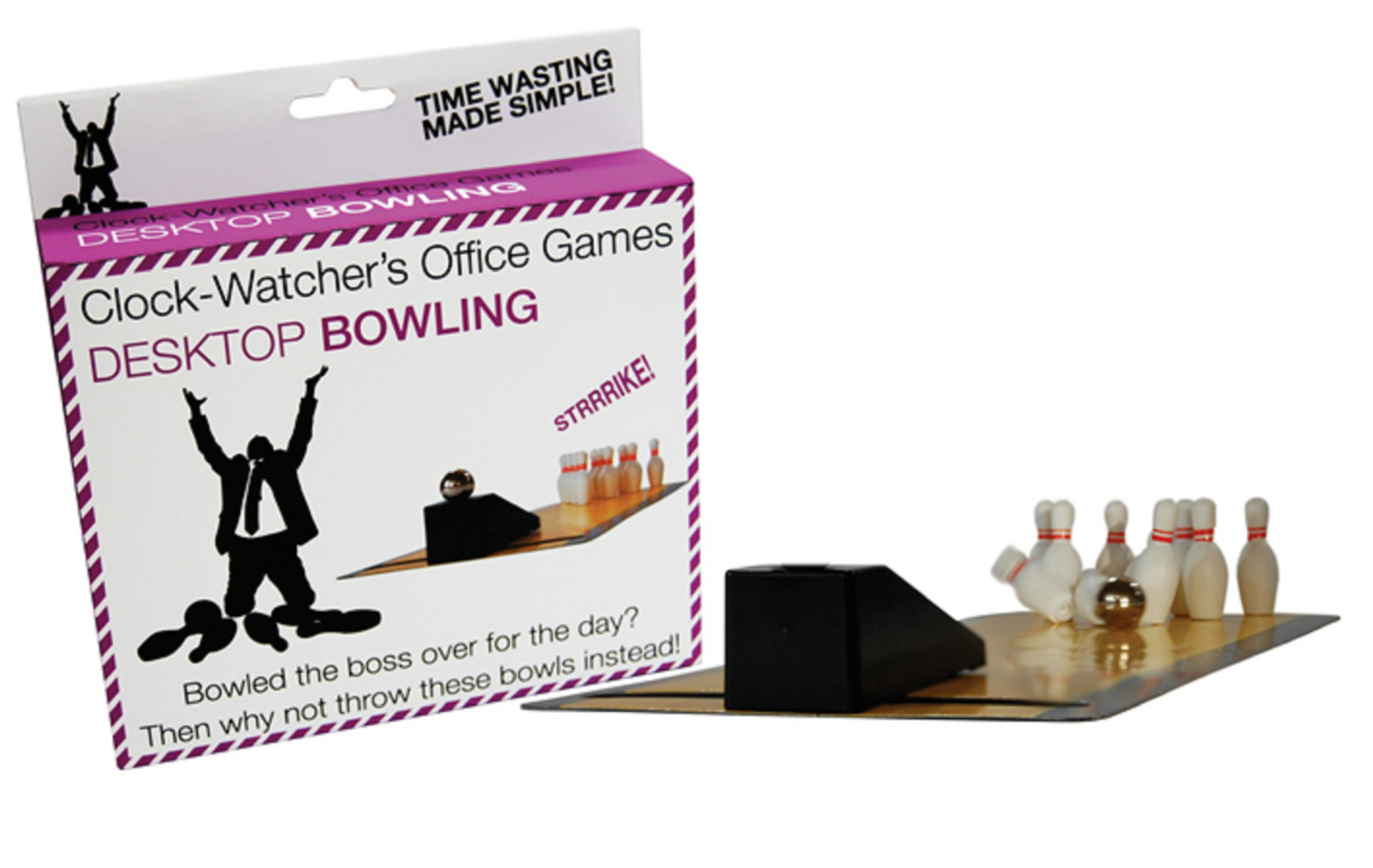 Clock Watchers Desktop Bowling Office Novelty Game Toy Gift Work Picture 1 Of