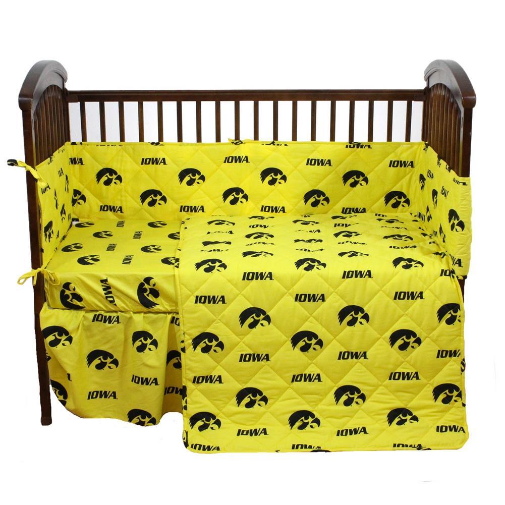 University Of Iowa Hawkeyes 5 Piece Baby Crib Bedding Set Ebay Picture 1 Of