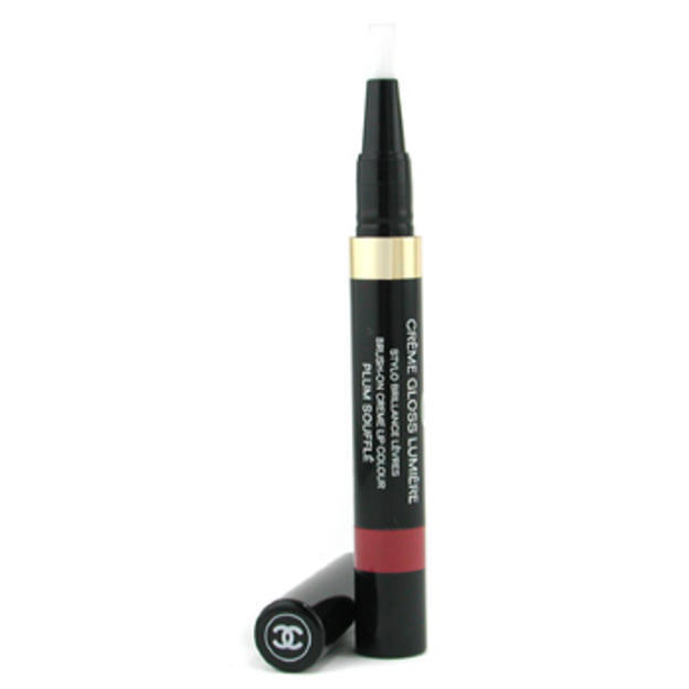 CHANEL Creme Gloss Lumiere Brush-on Lip Colour 75 Plum Souffle | eBay