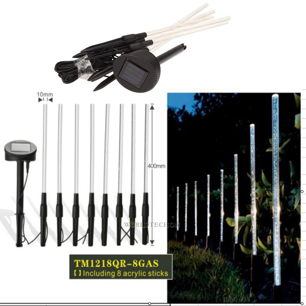 8pcs Led Solar Powered Garden Lamp Outdoor Lawn Landscape Lights 4