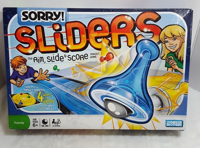 PARKER BROTHERS SORRY SLIDERS 100 COMPLETE 2008 Board Game Damaged Box PARKER BROTHERS SORRY SLIDERS 100 COMPLETE 2008 Board Game Damaged Box