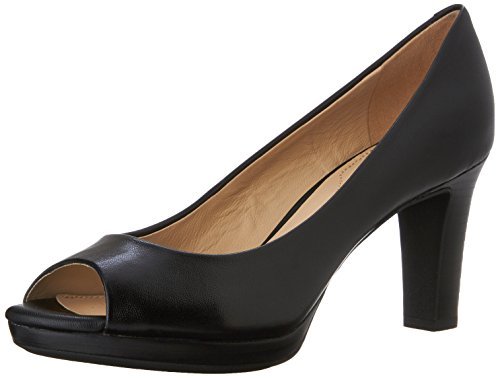 Geox D Lana A Scarpe Peep Toe Donna Nero BLACKC9999 38 EU Geox D Lana A Scarpe Peep Toe Donna Nero BLACKC9999 38 EU