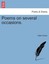 NEW Poems On Several Occasions. by Elijah Fenton BOOK (Paperback / softback)