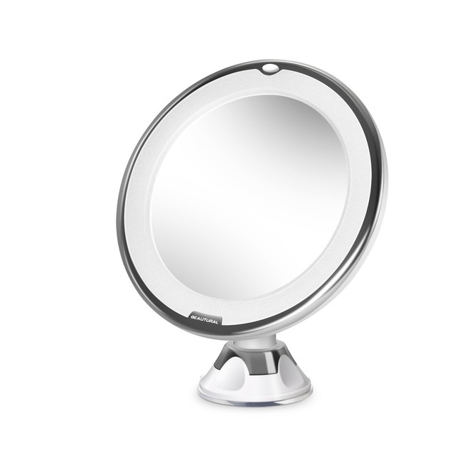 Rialto 10x Lighted Makeup Mirror Designs Beautural 10x Magnifying Lighted Vanity Makeup Mirror Natural White