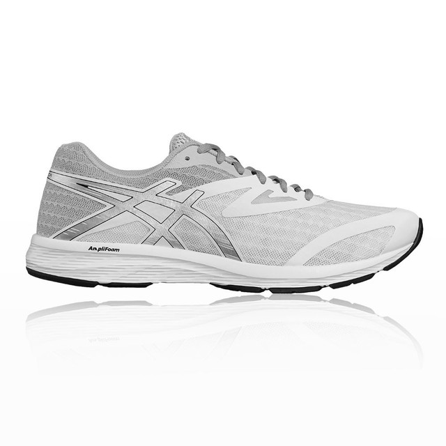 Asics Uomo Amplica Scarpe da Ginnastica Corsa Sport Grigio Asics Uomo Amplica Scarpe da Ginnastica Corsa Sport Grigio