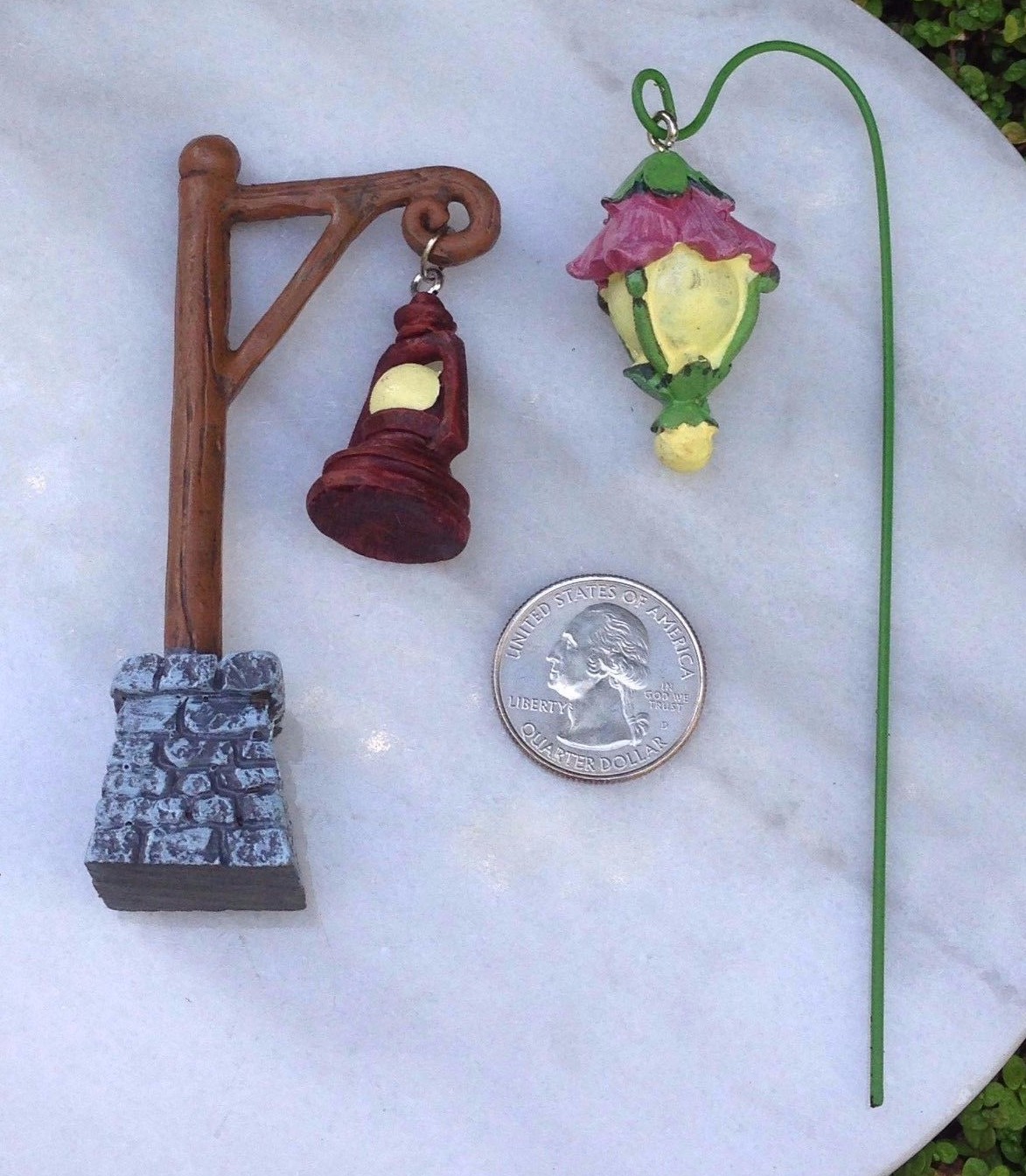 Miniature Fairy Garden Glow In The Dark Lamp Post 700356 Choose Your Brand New T