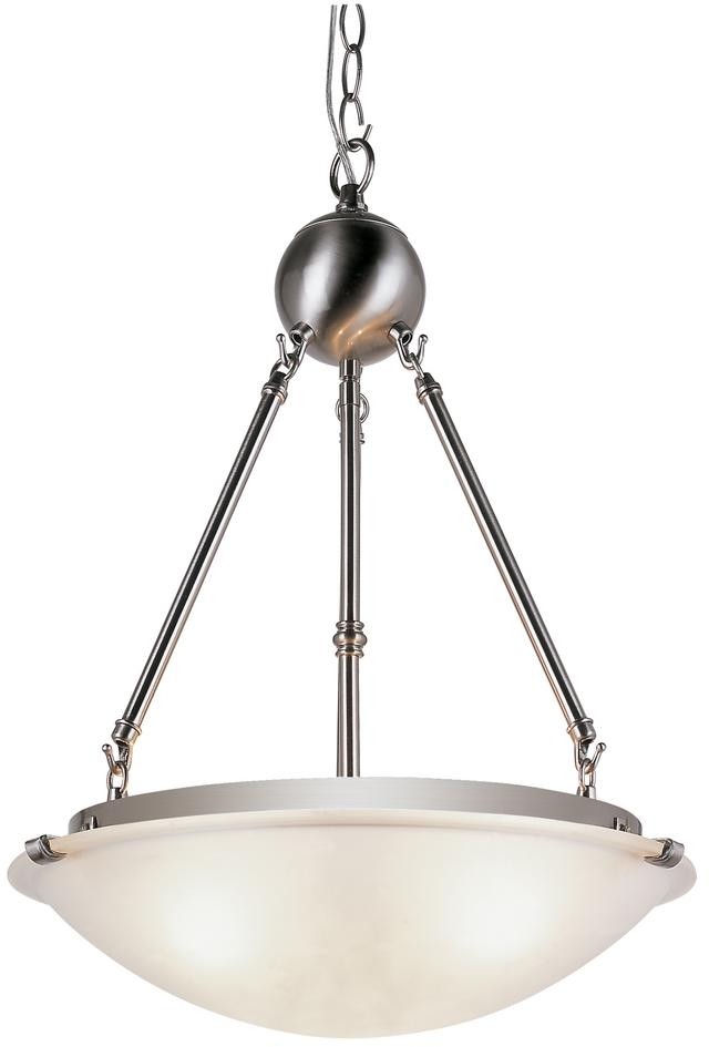 Trans Globe Lighting 58612 Bn 3 Light Pendant Brushed Nickel Picture 1 Of