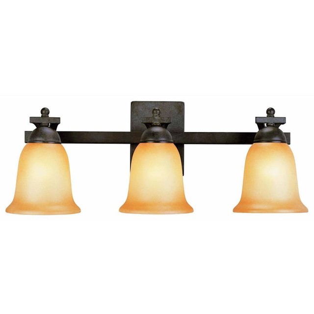 Commercial Electric Rustic Iron 3 Light Vanity With Antique Ivory Commercial Electric 3 Light Rustic Iron Vanity Ess1313
