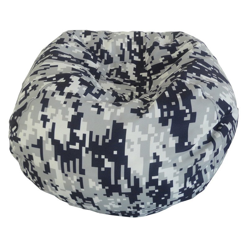 Ace Bayou Medium Digital Camouflage Bean Bag Chair Classic Rounded Picture 1 Of 2