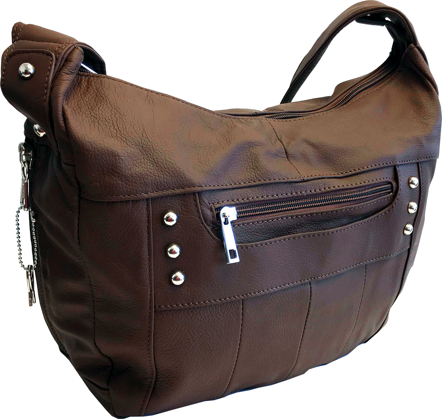 Genuine Leather Locking Concealment Purse Ccw Concealed Carry Gun Picture 11 Of