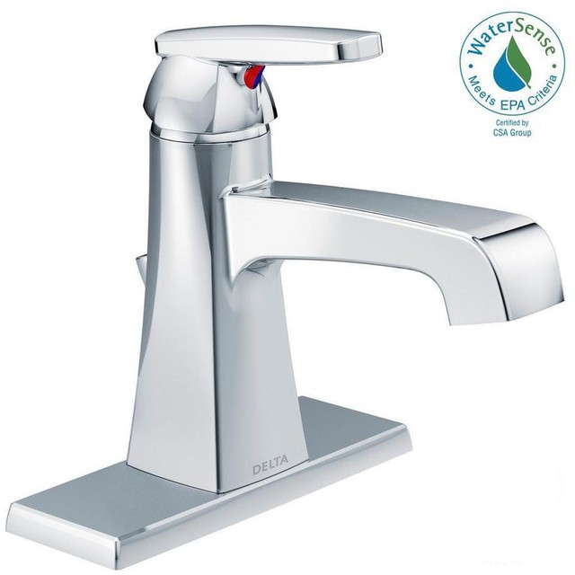 delta ashlyn single hole single handle bathroom faucet with metal drain chrome - Delta Single Handle Bathroom Faucet delta ashlyn single hole single handle bathroom faucet with metal drain chrome - Delta Single Handle Bathroom Faucet