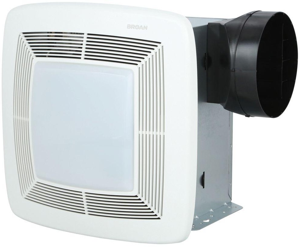 Broan Qtxe080flt Ultra Silent Bathroom Fan With Fluorescent Light Picture 1 Of 4