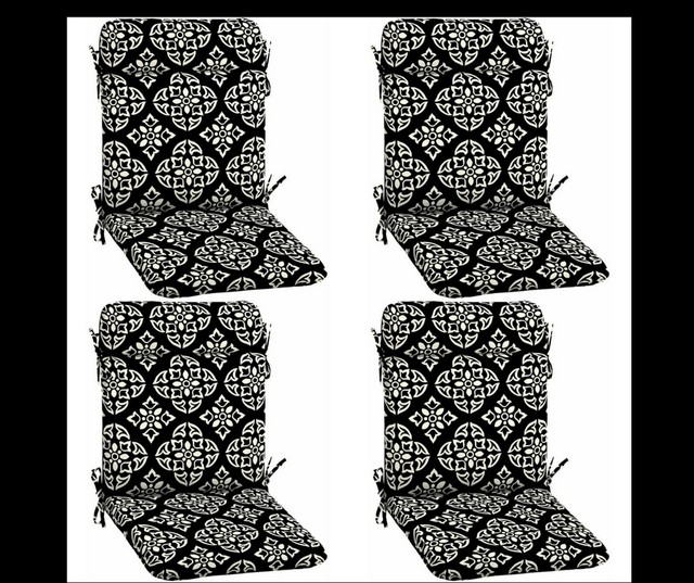 Better Homes And Gardens Outdoor Patio Wrought Iron Chair Pad Black Better Homes And Gardens Outdoor Patio Wrought Iron Chair Pad Black White