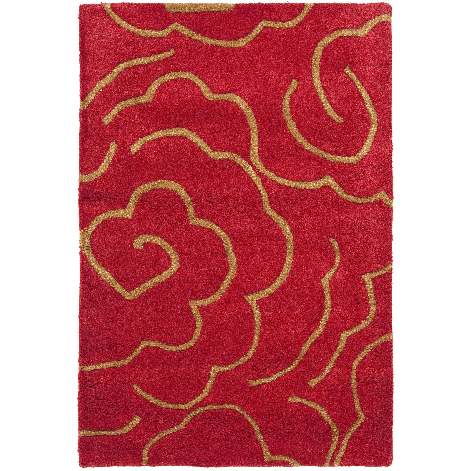 Safavieh Soho Collection Soh 812 A Handmade Red Zealand Wool Area Picture 1 Of 3