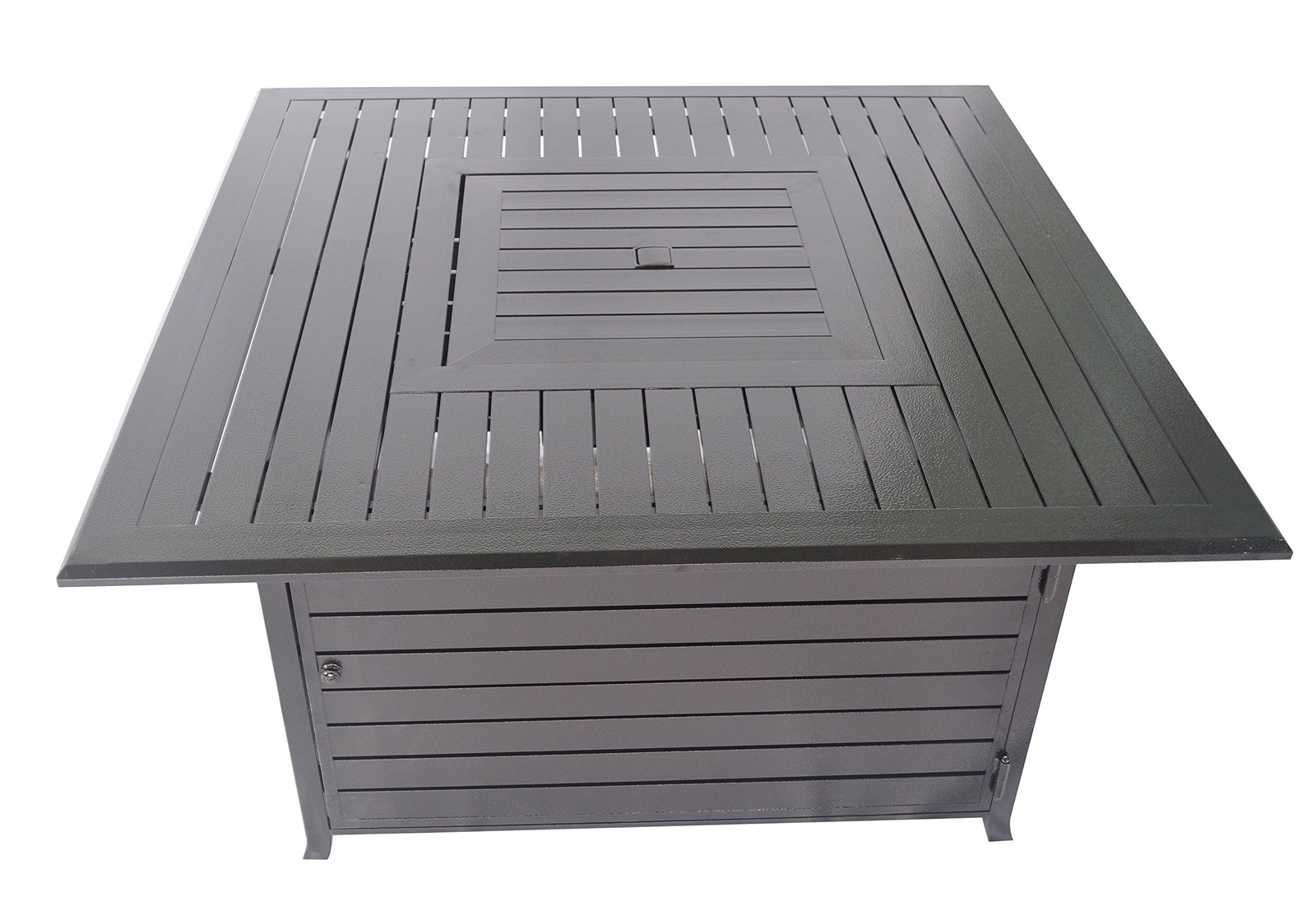 Legacy Heating Squre Fire Pit Table All Aluminium Constucture With 2