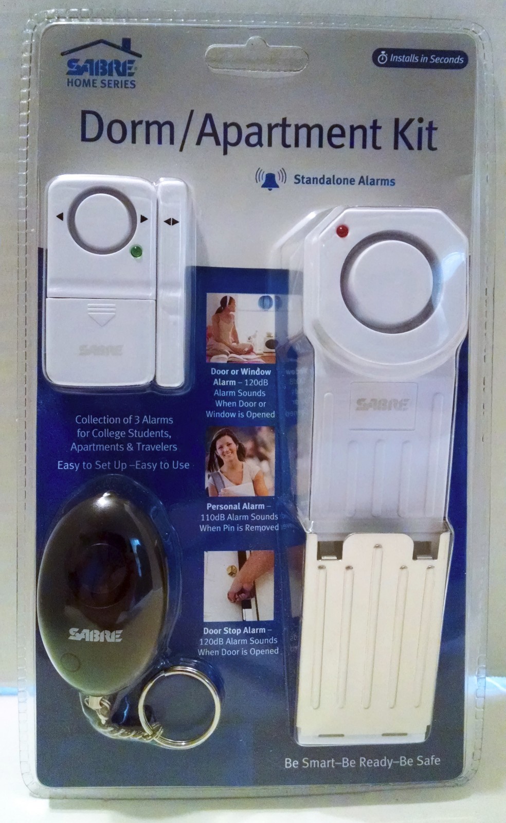 Sabre Dorm Apartment Kit 3 Door or Window N Personal Alarm Very Loud ... Sabre Dorm Apartment Kit 3 Door or Window N Personal Alarm Very Loud ...