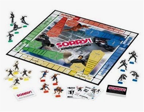 Hasbro Sorry Spider Man 3 Edition Board Game Hasbro Sorry Spider Man 3 Edition Board Game