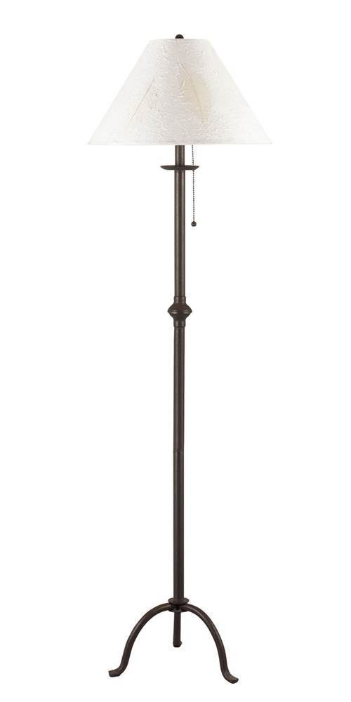 Cal Lighting Bo 903fl 100w Pennyfoot Iron Floor Lamp W Pull Chain Picture 1 Of