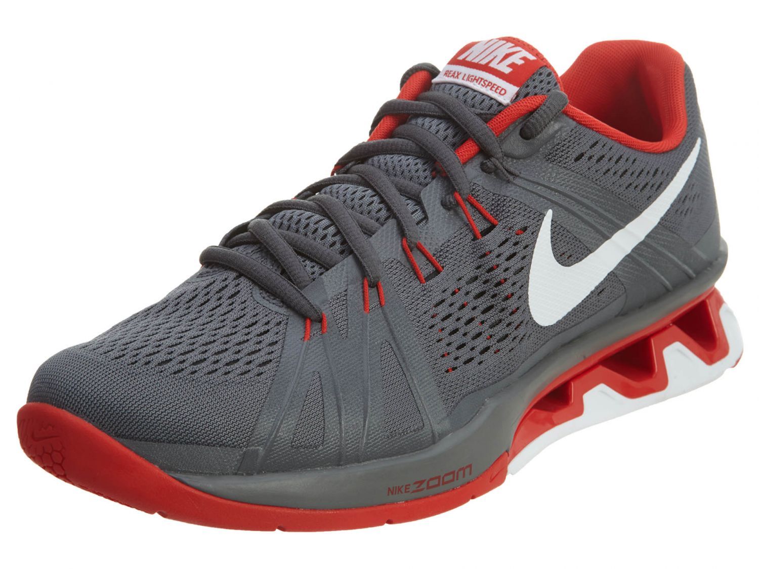 nike reax nell'iperspazio mens scarpa grigio / red taglia su ebay nike reax nell'iperspazio mens scarpa grigio / red taglia su ebay