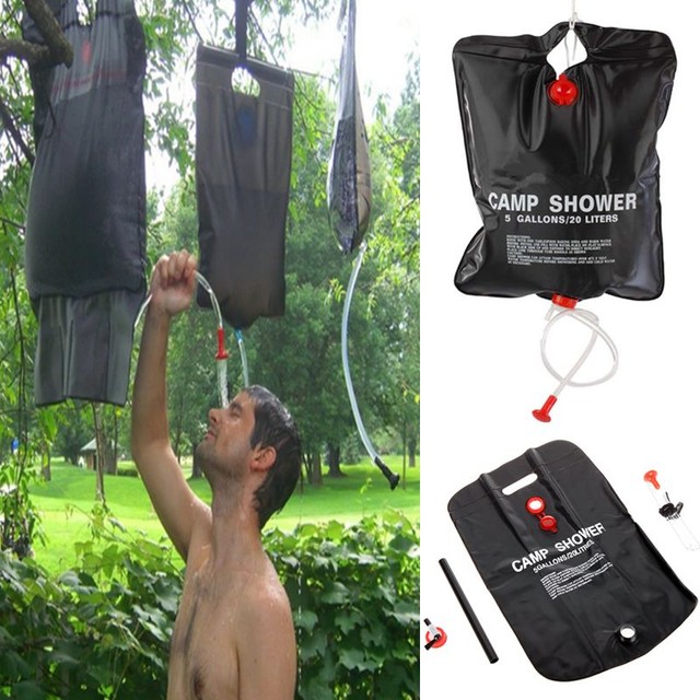 20l Solar Heated Portable Camping Shower Bag Outdoor Hiking Camp Pvc 20l Solar Heated Portable Camping Shower Bag Outdoor Hiking Camp Pvc Water
