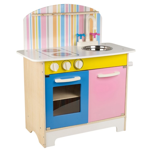 Wooden Kitchen For Kids Playset Cooking Accessories Role Play Solid Kids 25pc Wooden Kitchen Set Role Play Toys Cooking Chef Educational Gift Box