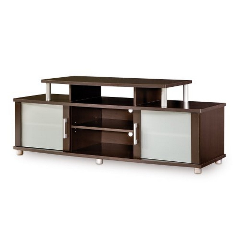 South S 4219601 Contemporary City Life Tv Stand In Chocolate Ebay Picture 1 Of