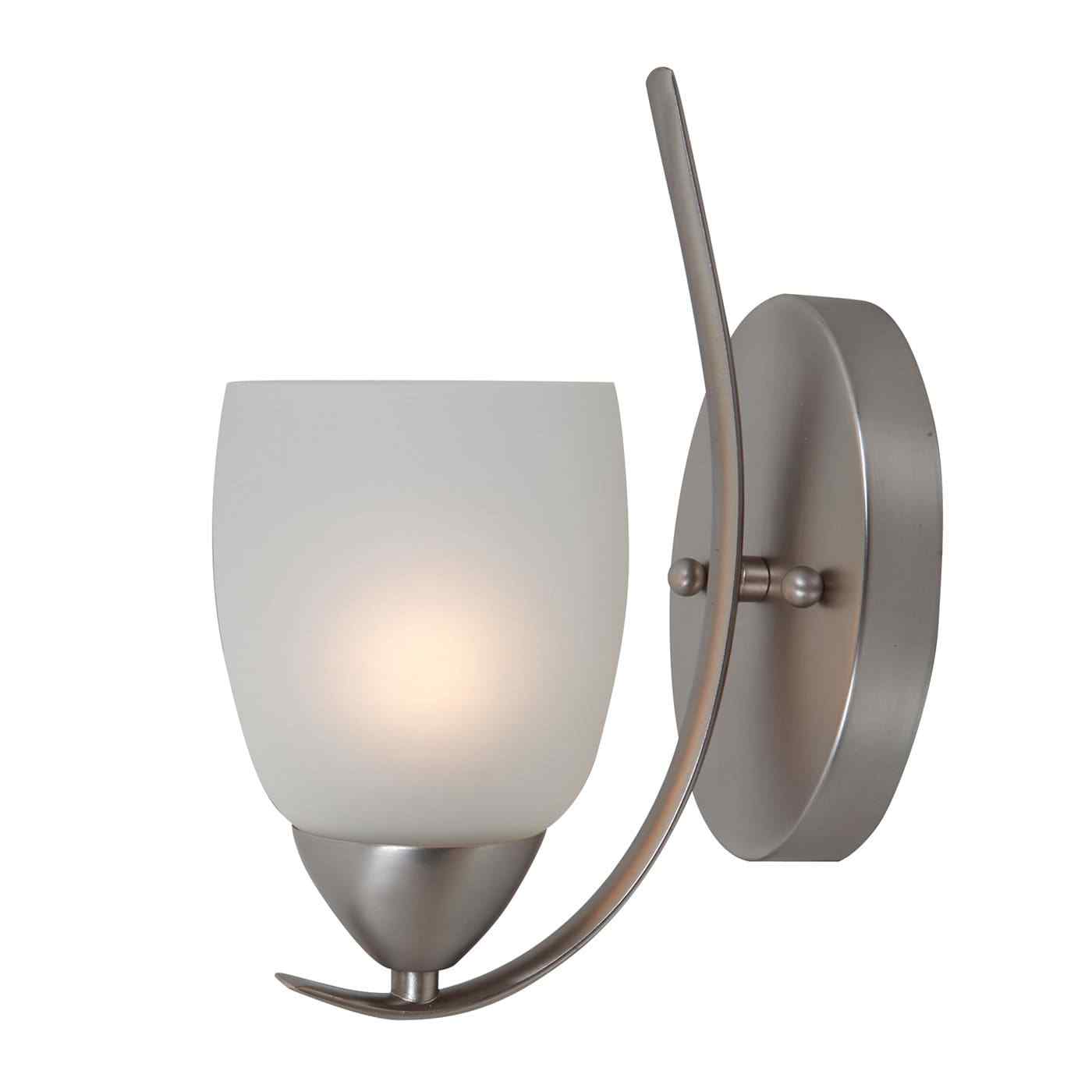 Yosemite Home Decor 1261 1ws Bn 1 Light Wall Sconce Brush Nickel Picture 1 Of