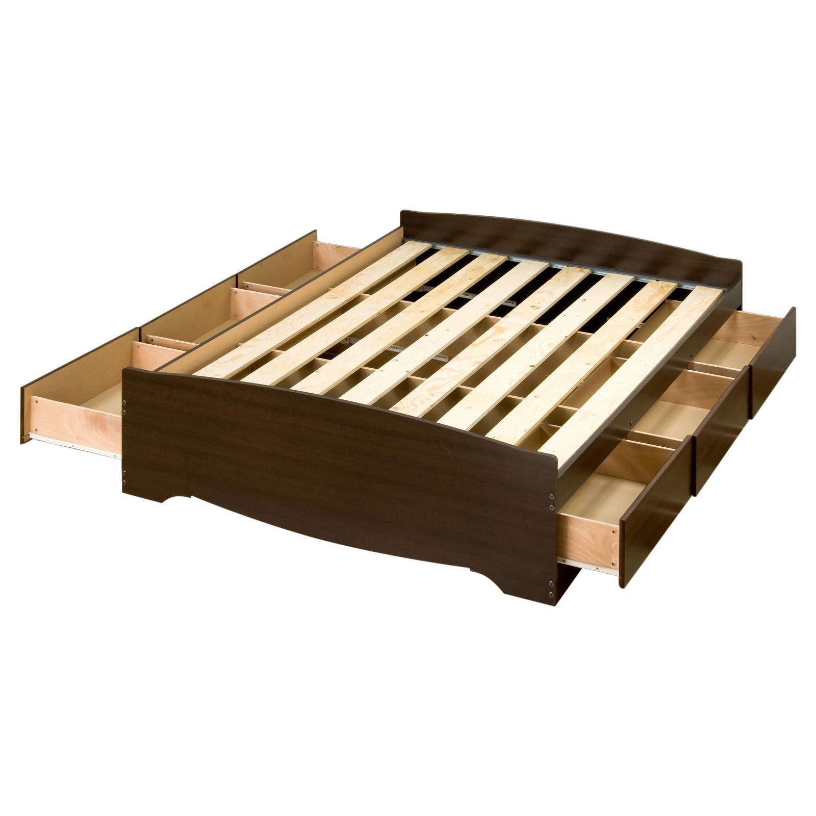 Prepac Espresso Full Mate S Platform Storage Bed With 6 Drawers Picture 1 Of 4