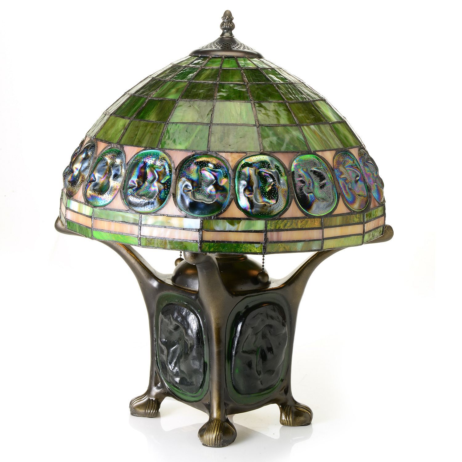 Warehouse Of Turtle Back Mika Double Lit 20 Table Lamp Picture 1 Of 2