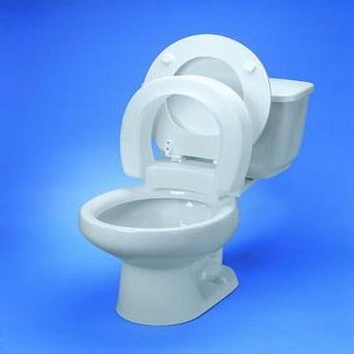Hinged Raised Elongated Oval Extended Toilet Seat Riser | eBay Hinged Raised Elongated Oval Extended Toilet Seat Riser | eBay