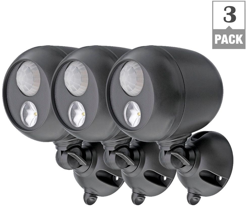 Motion Activated Led Spotlight Battery Powered Photocell Outdoor Picture 1 Of 8