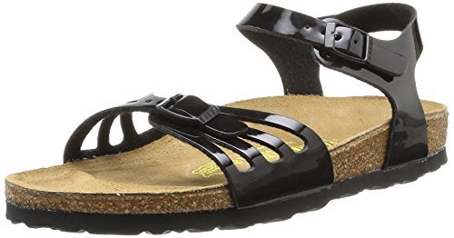 Birkenstock Bali Birko Flor Sandali eleganti donna color Nero Noir F6P Birkenstock Bali Birko Flor Sandali eleganti donna color Nero Noir F6P