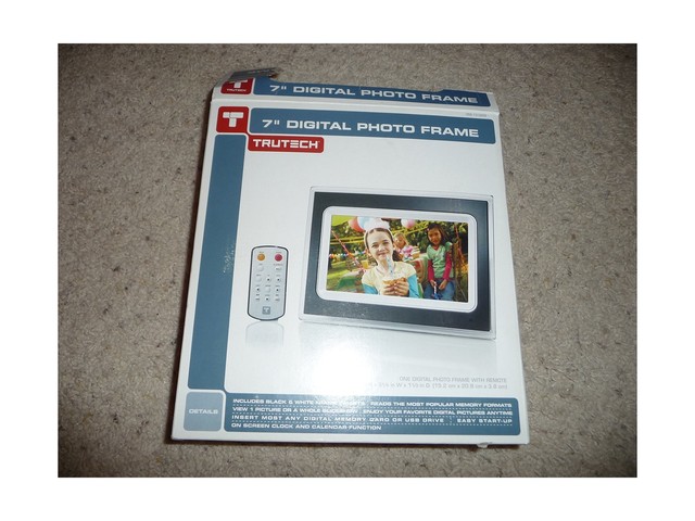 Trutech A60p0315 Remote Control For 7 Inch Digital Photo Frame Trutech 7 Inch Digital Photo Frame Black White A60p0315