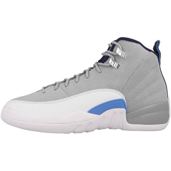 Nike Air Jordan 12 Retro BG Scarpe met Taglio Grigio Sneaker bianco blu Nike Air Jordan 12 Retro BG Scarpe met Taglio Grigio Sneaker bianco blu
